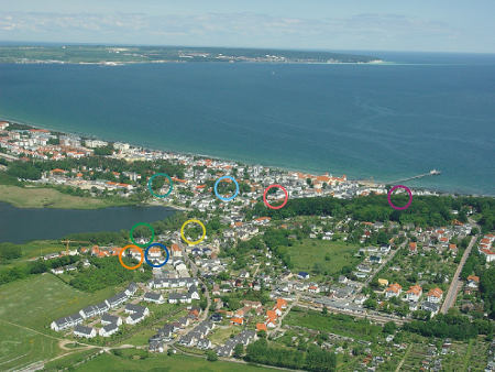Luftbild von Binz